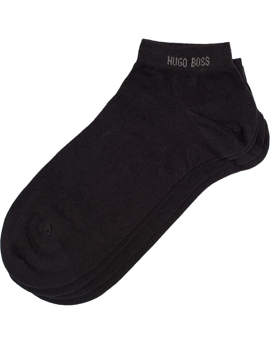 boss 2-pack sneaker socks black Classic 97y1g